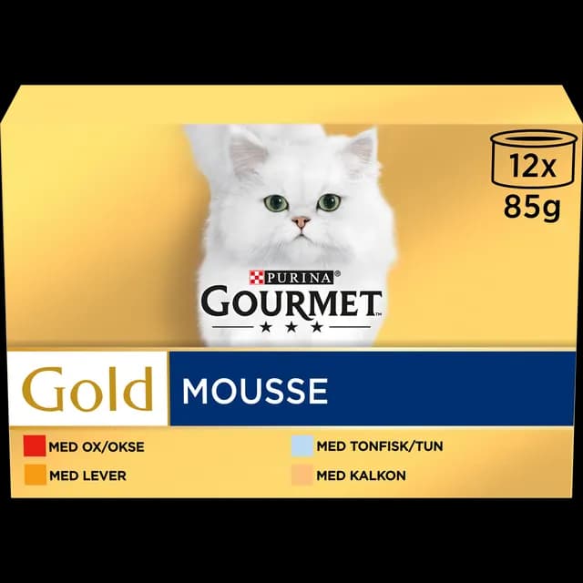 Purina Gourmet Gold Mousse Menybox 12-pack