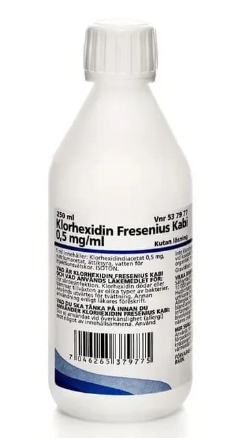 Fresenius Kabi Klorhexidin kutan lösning 0,5 mg/ml 250 ml