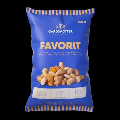 Gårdsnötter Nötmix Favorit 140 g