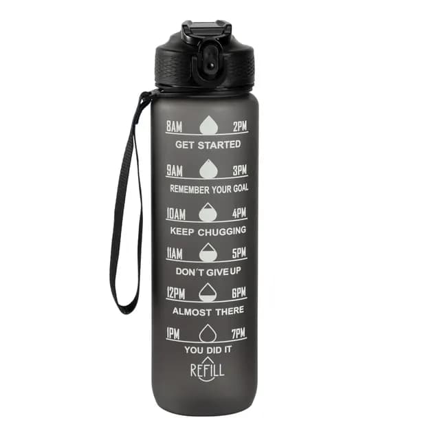 The Hollywood Motivational Bottle Black 1 liter