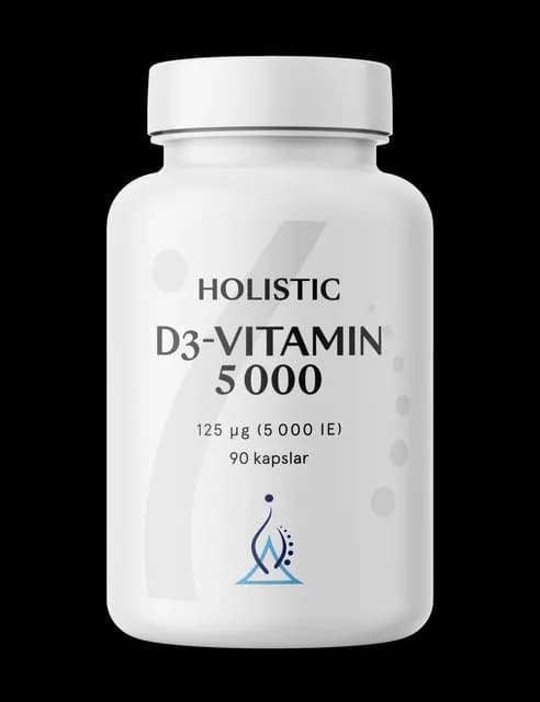Holistic D-vitamin 5000 90 kapslar