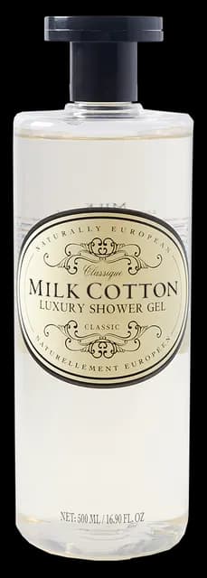 Naturally European Shower gel Milk Cotton 500 ml
