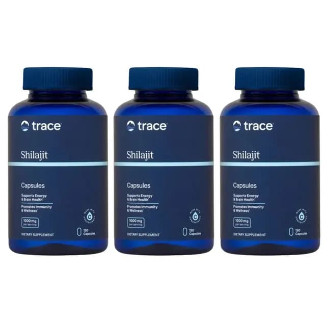 Trace Minerals Shilajit 150 kapslar 3-pack