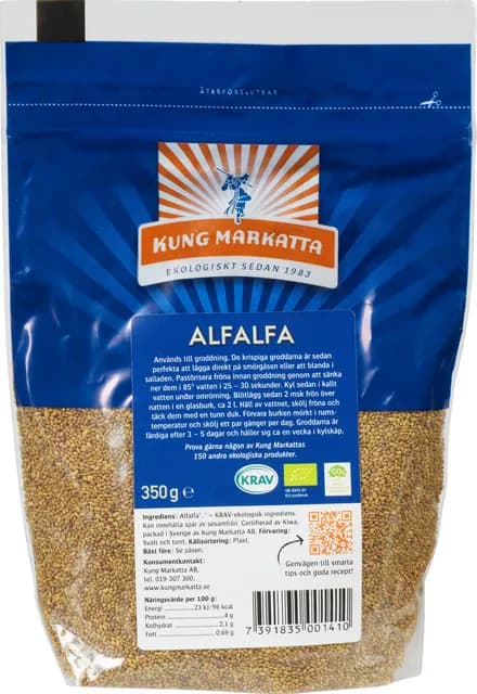 Kung Markatta Alfalfa Krav 350 g