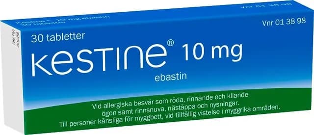 Kestine, filmdragerad tablett 10 mg 30 st