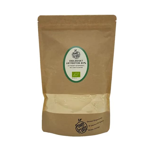 Powerfruits Ärtprotein 80% EKO 500 g