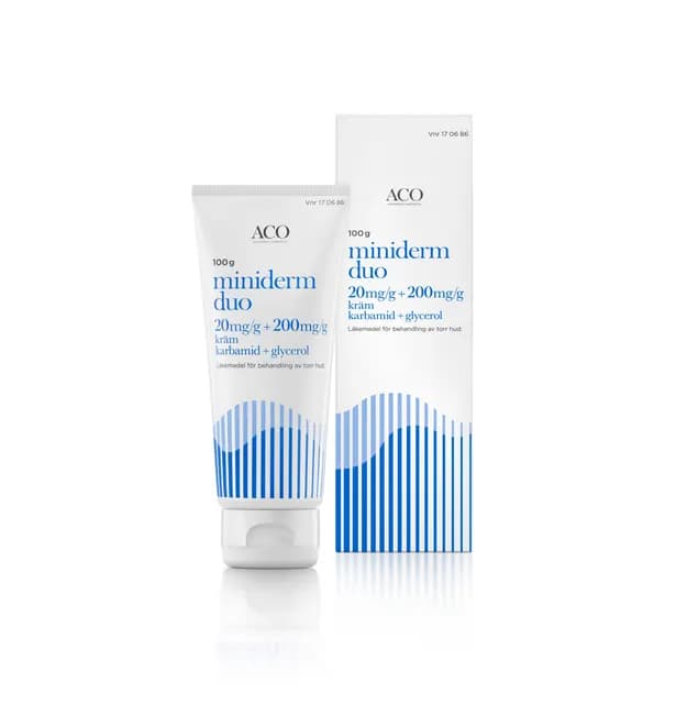 Miniderm Duo Kräm 2% Karbamid 20% Glycerol 100 g