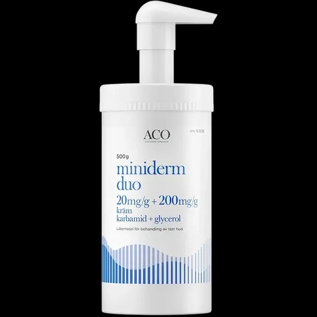 Miniderm Duo Kräm 2% Karbamid 20% Glycerol 500 g