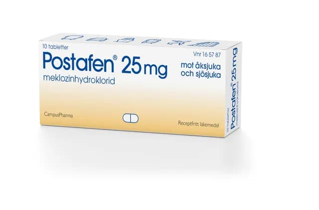 Postafen, tablett 25 mg 10 st