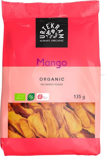 Urtekram Soltorkad Mango 135 g