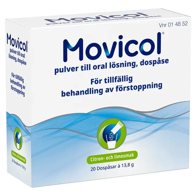 Movicol, pulver till oral lösning i dospåse 20 st