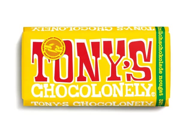 Tony's Chocolonely Milk Chocolate Almond Honey Nougat 180 g