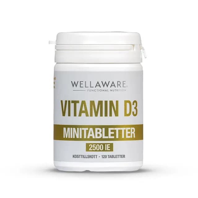 WellAware Vitamin D3 2500 IE 120 minitabletter