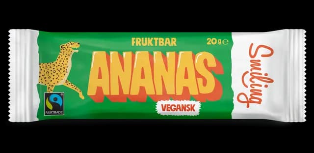 Smiling Fruktbar 100% Ananas 20 g