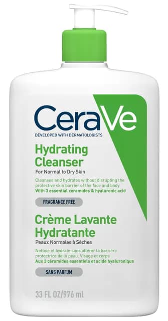 CeraVe Hydrating Cleanser med pump 976 ml