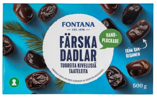 Fontana Dadlar Färska 500 g