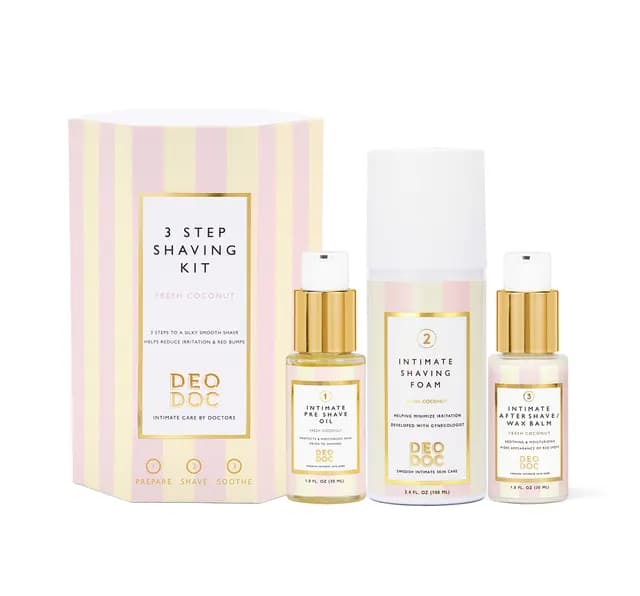 DeoDoc Intimate Shaving Trio Fresh Coconut