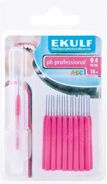 Ekulf Ph Professional Mellanrumsborste 0,4 mm 18-pack