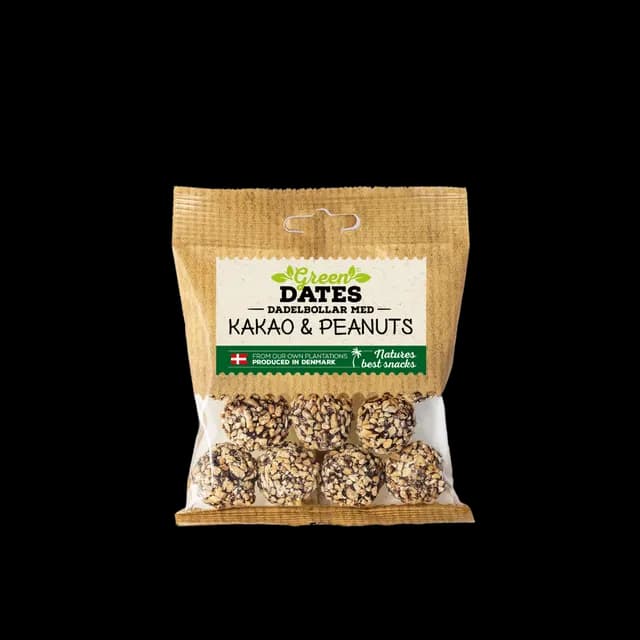 Green Dates Dadelbollar med Kakao & Peanuts 70 g