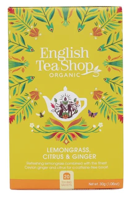 English Tea Shop Citrongräs Ingefära Citron 40 g