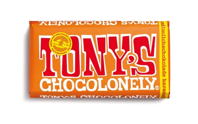 Tony's Chocolonely Milk Chocolate Caramel Sea Salt 180 g