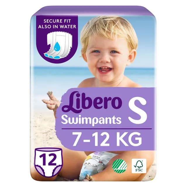 Libero Swimpants Small 7-12 kg 12 st