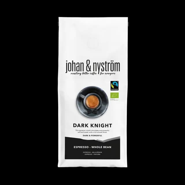 Johan & Nyström Dark Knight Espresso Fairtrade Organic 500 g