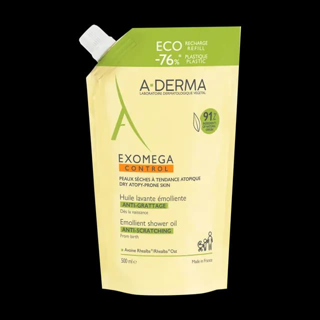 A-derma Exomega Control Shower Oil Refill 500 ml