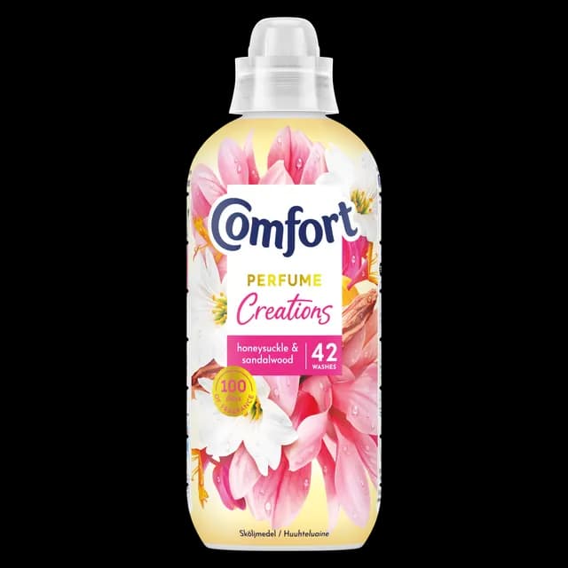 Comfort Sköljmedel Perfume Creations Honeysuckle & Sandalwood 762 ml