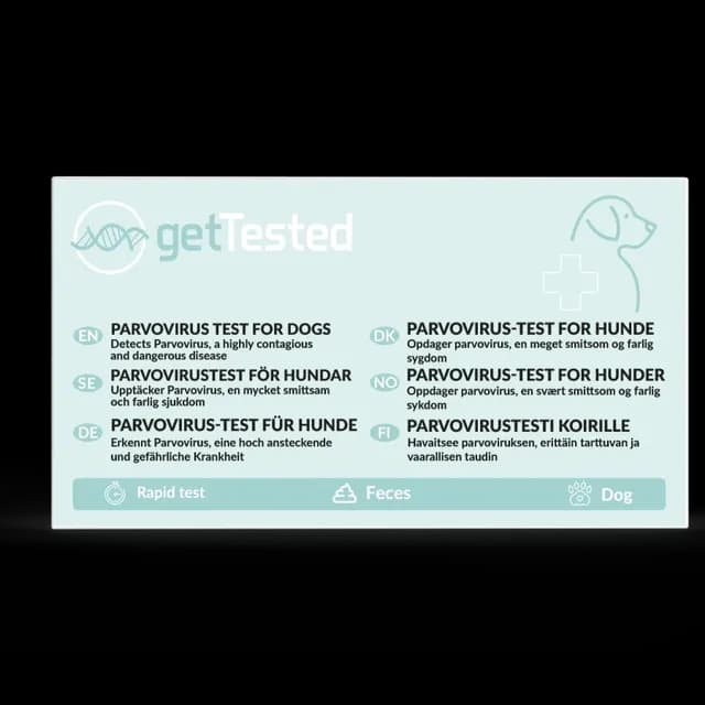 GetTested Parvovirus-test för Hund