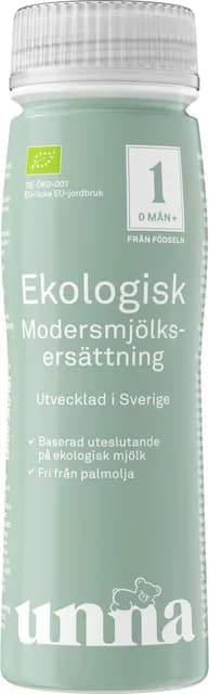 Unna Ekologisk Modersmjölksersättning Drickfärdig 200 ml