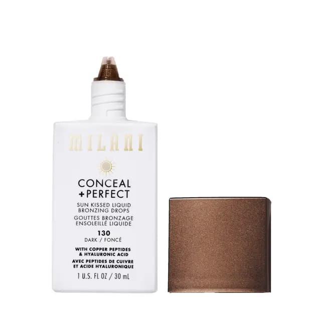 Milani Conceal + Perfect Sun Kissed Liquid Bronzing Drops 130 Dark 30 ml