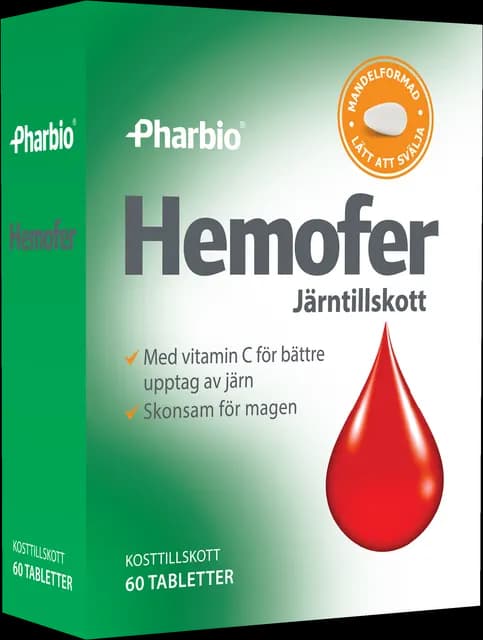 Hemofer Järn 60 tabletter
