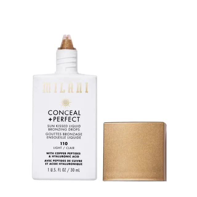 Milani Conceal + Perfect Sun Kissed Liquid Bronzing Drops 110 Light 30 ml
