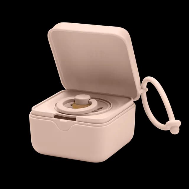 BIBS Pacifier Box Blush