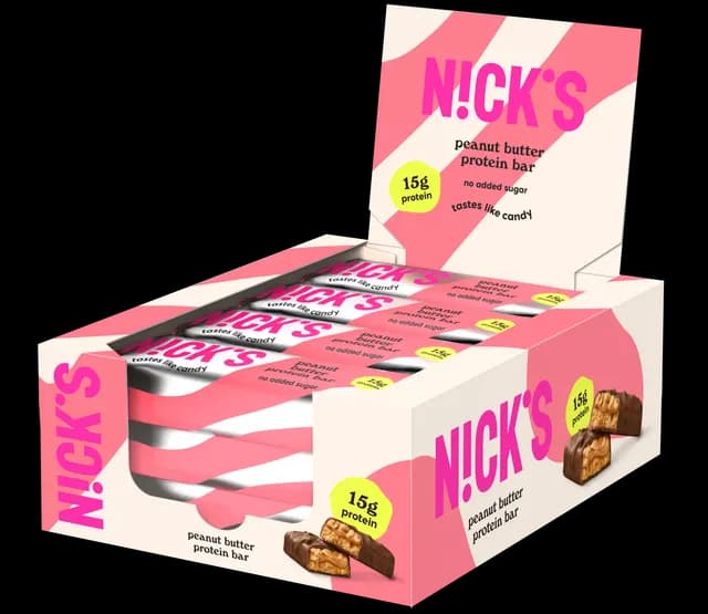 Nicks Protein Bar Peanut Butter 50 g 12-pack