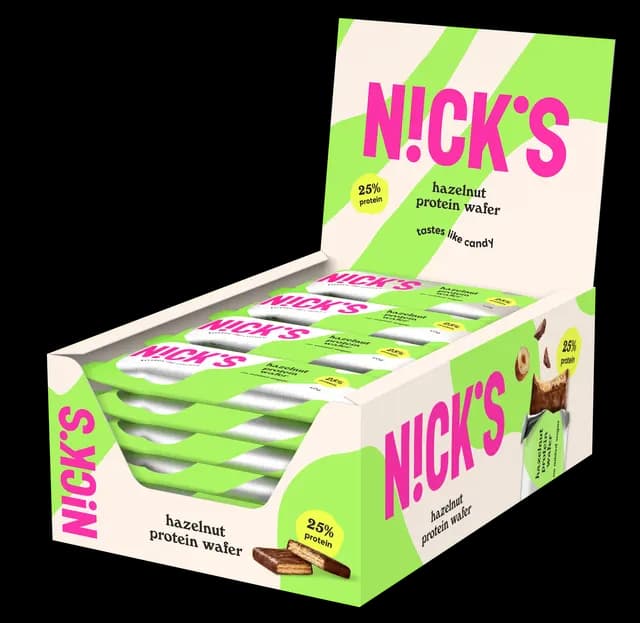 Nicks Protein Wafer Hazelnut 40 g 24-pack