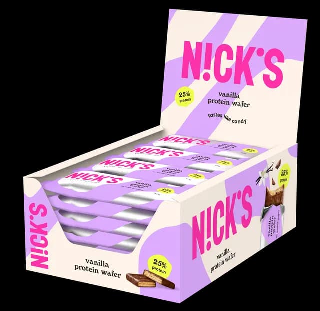 Nicks Protein Wafer Vanilla 40 g 24-pack