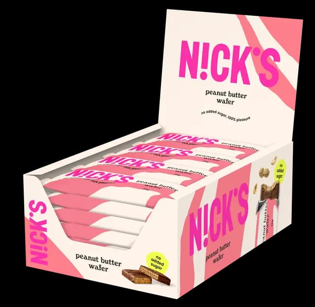 Nicks Peanut Butter Wafer 35 g 24-pack