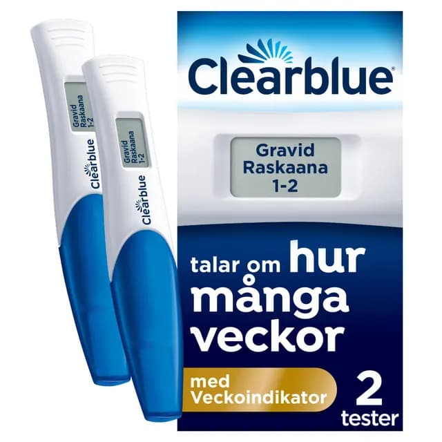 Clearblue Digital graviditetstest med veckoindikator 2 st