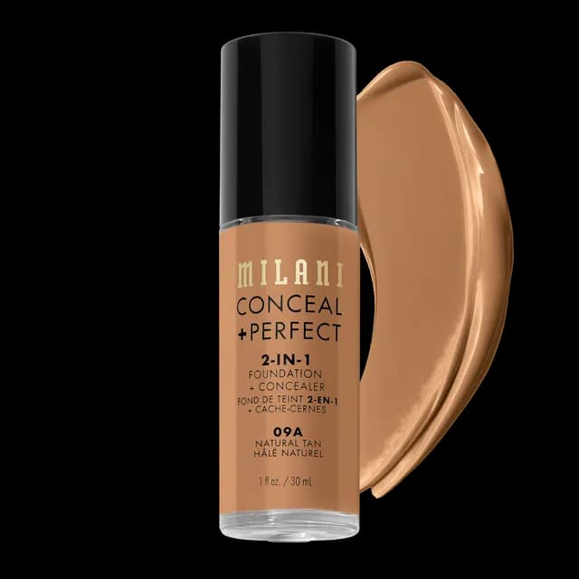 Milani Conceal + Perfect 2-in-1 Foundation + Concealer Natural Tan 30 ml