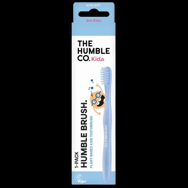 Humble Kids Plant-based Toothbrush Extra Soft Blå