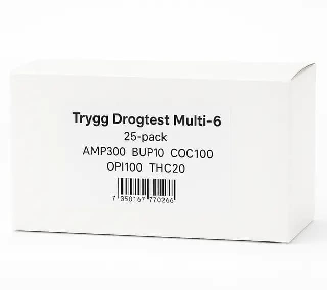 Trygg Drogtest Multi-6 25 st