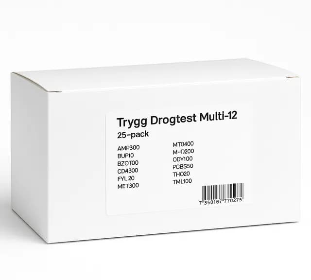 Trygg Drogtest Multi-12 25 st