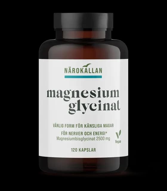 Närokällan Magnesiumglycinat 120 kapslar
