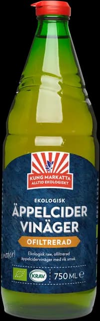 Kung Markatta Äppelcidervinäger Ofiltrerad 750 ml