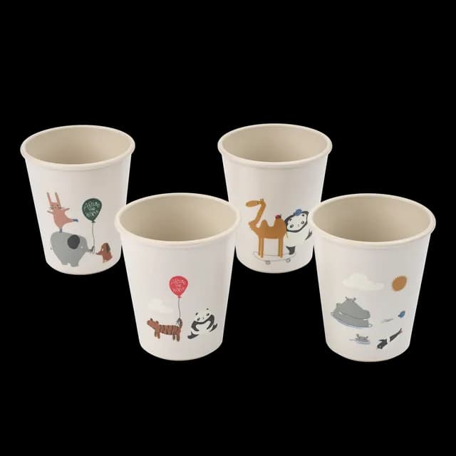 LIEWOOD Lana Barnmugg Around the World/Sandy 4-Pack