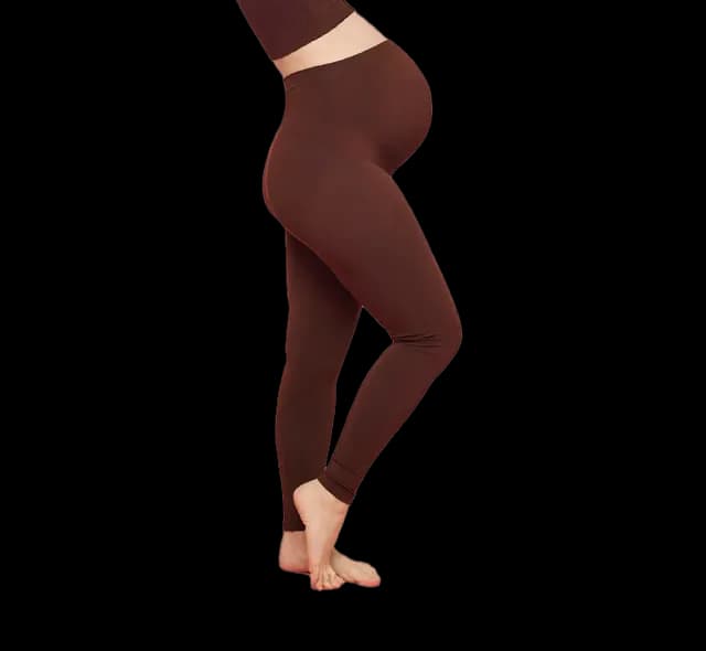 momkind Gravidleggings Brun L/XL