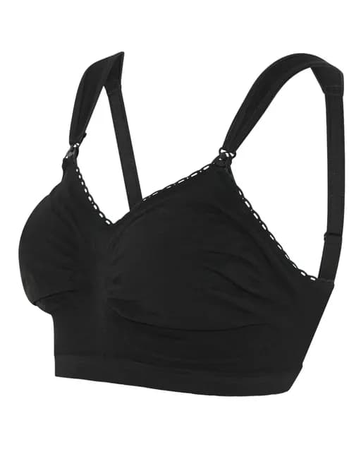 momkind Amningsbh stor kupa utan bygel Svart L/XL H-K