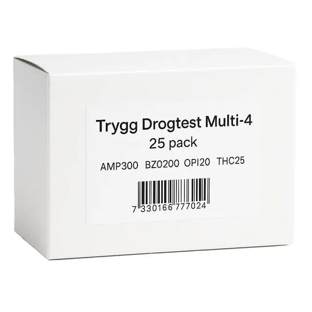 Trygg Drogtest Multi-4 25 st